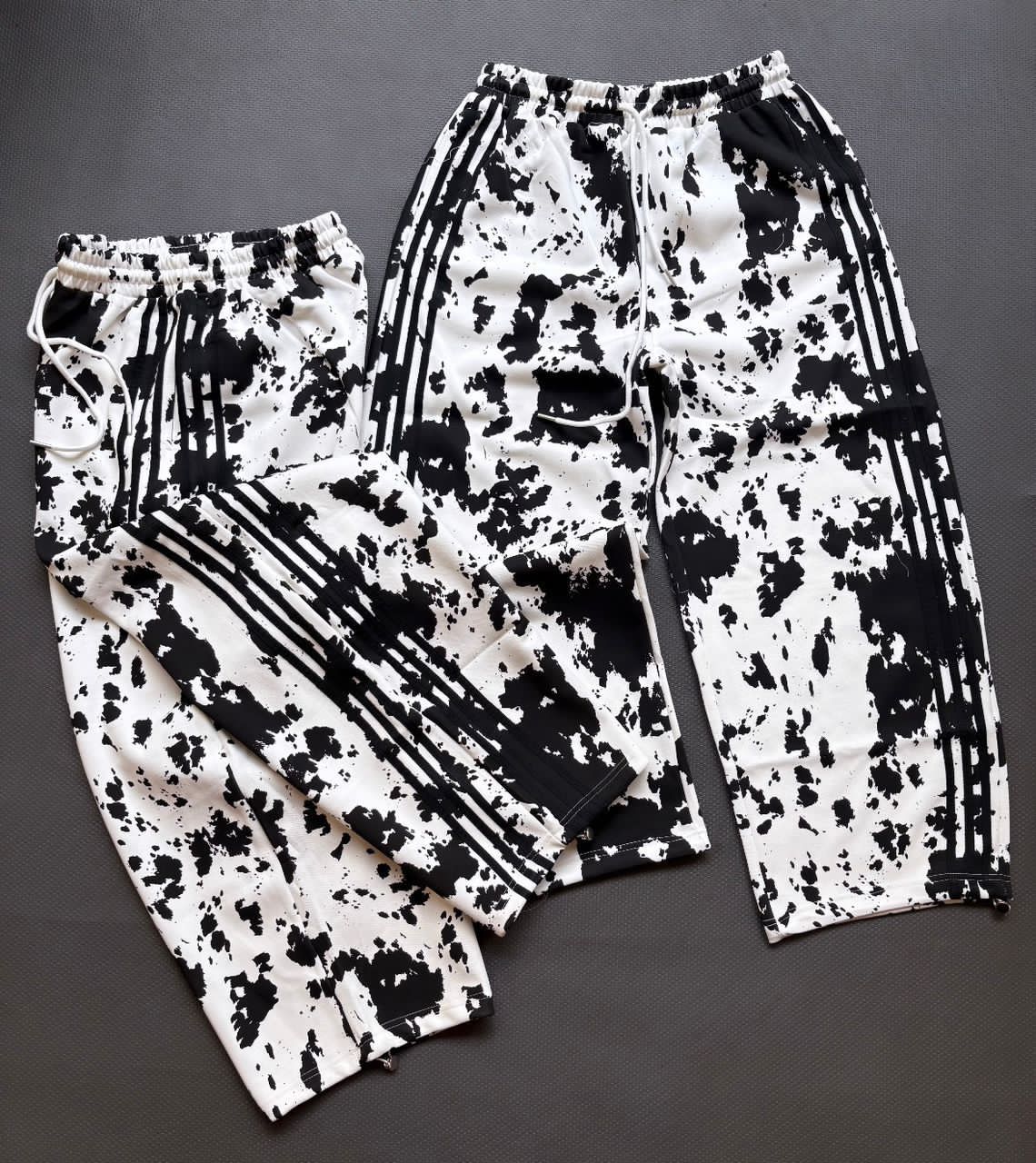 Oversized Cow Print Pants | Y2K Streetwear Joggers