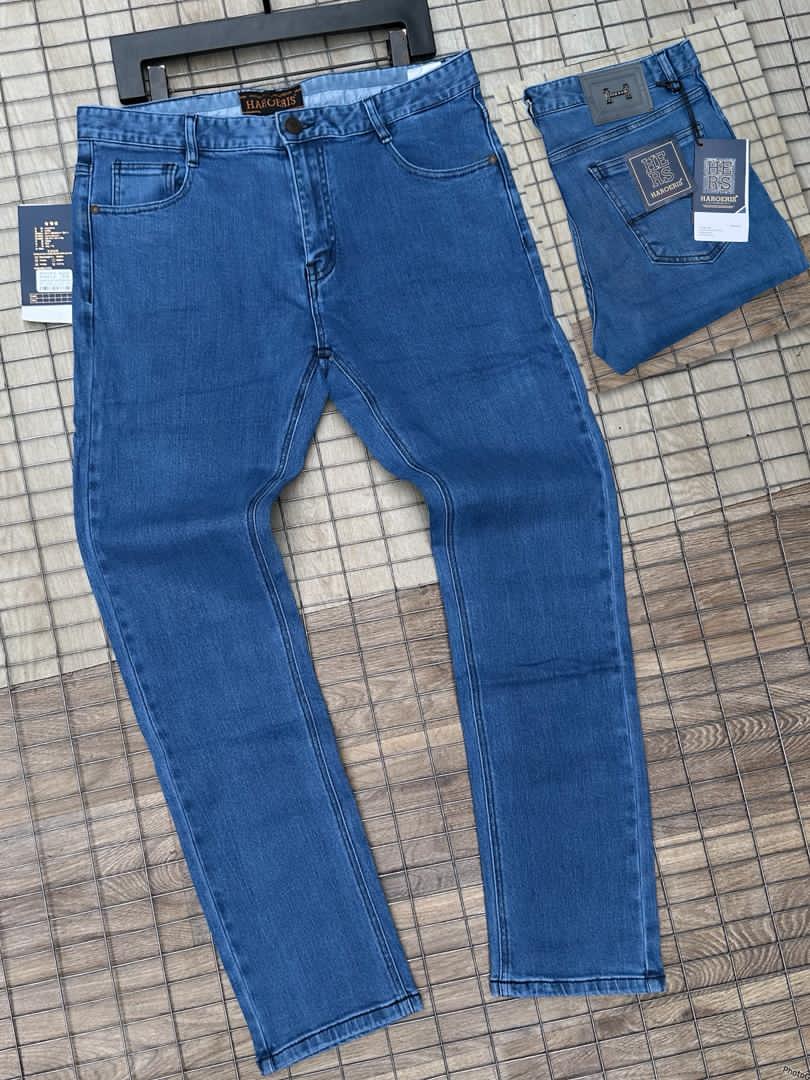 Haroeris Men's Slim-Fit Stretch Jeans | Classic Denim