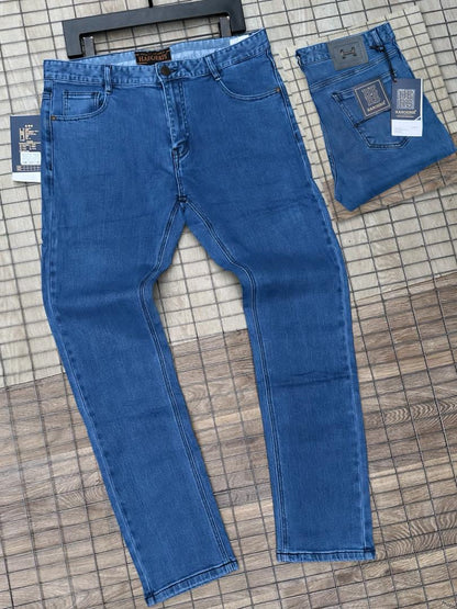 Haroeris Men's Slim-Fit Stretch Jeans | Classic Denim