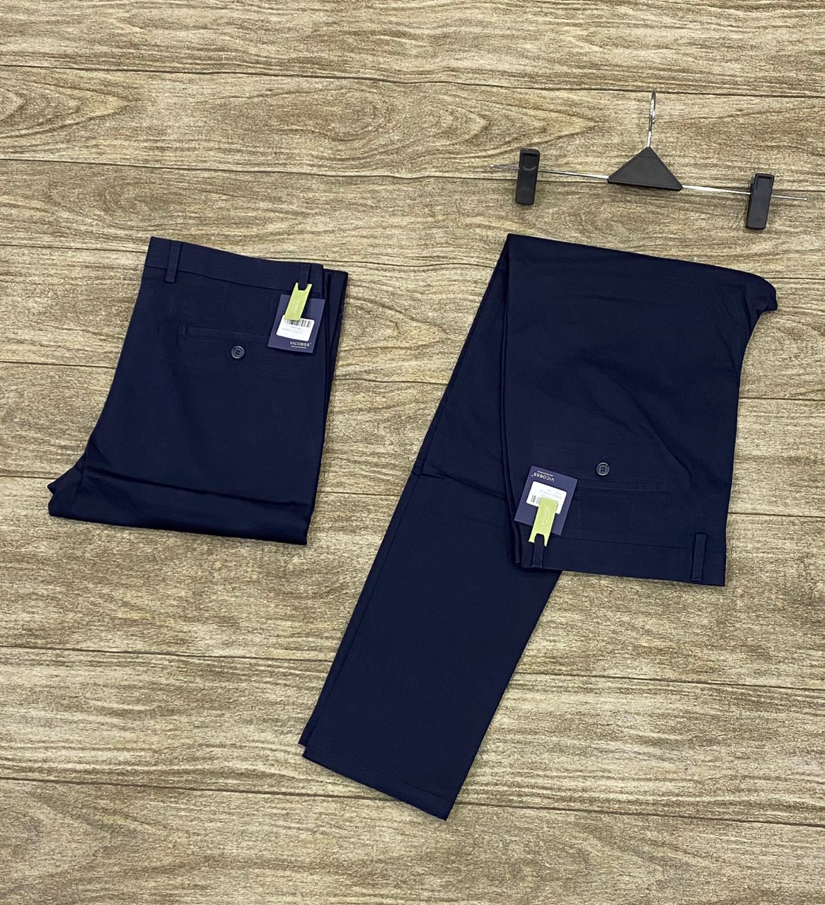 VICOBOSS Stretch Chino Trousers | Men's Slim Fit Pants