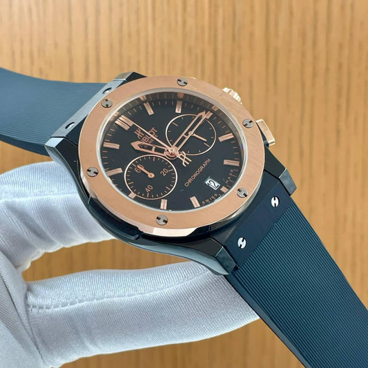 Hublot Big Bang Chronograph 44mm Rose Gold Black Dial – Model 301.PB.131.RX