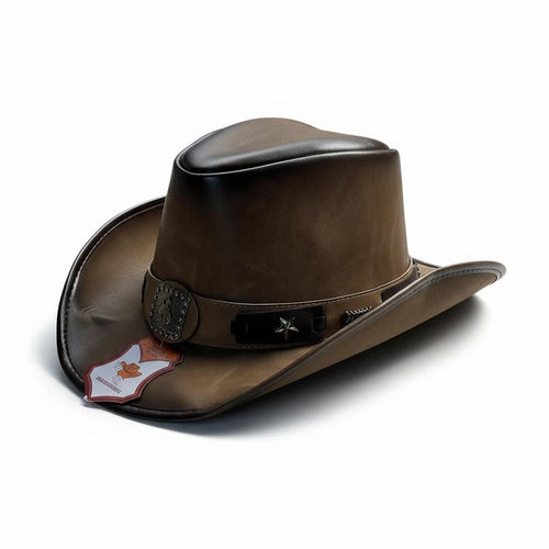 Classic Forest Fox Leather Cowboy Hat | Western Style