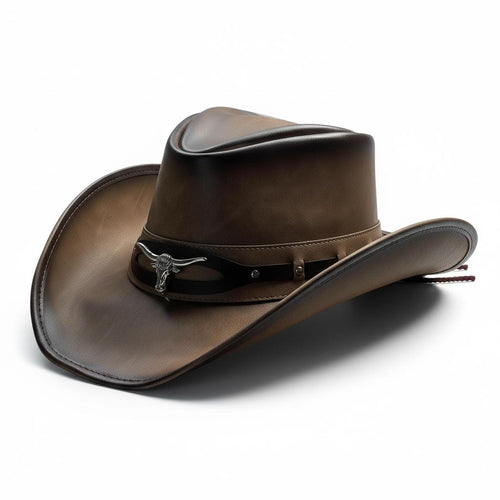 Luxury Leather Western Style Hat | Premium Cowboy Hat