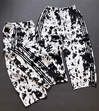 Oversized Cow Print Pants | Y2K Streetwear Joggers