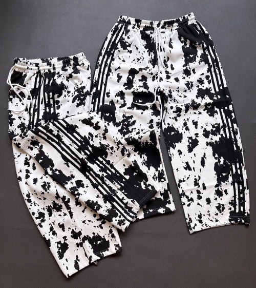 Oversized Cow Print Pants | Y2K Streetwear Joggers